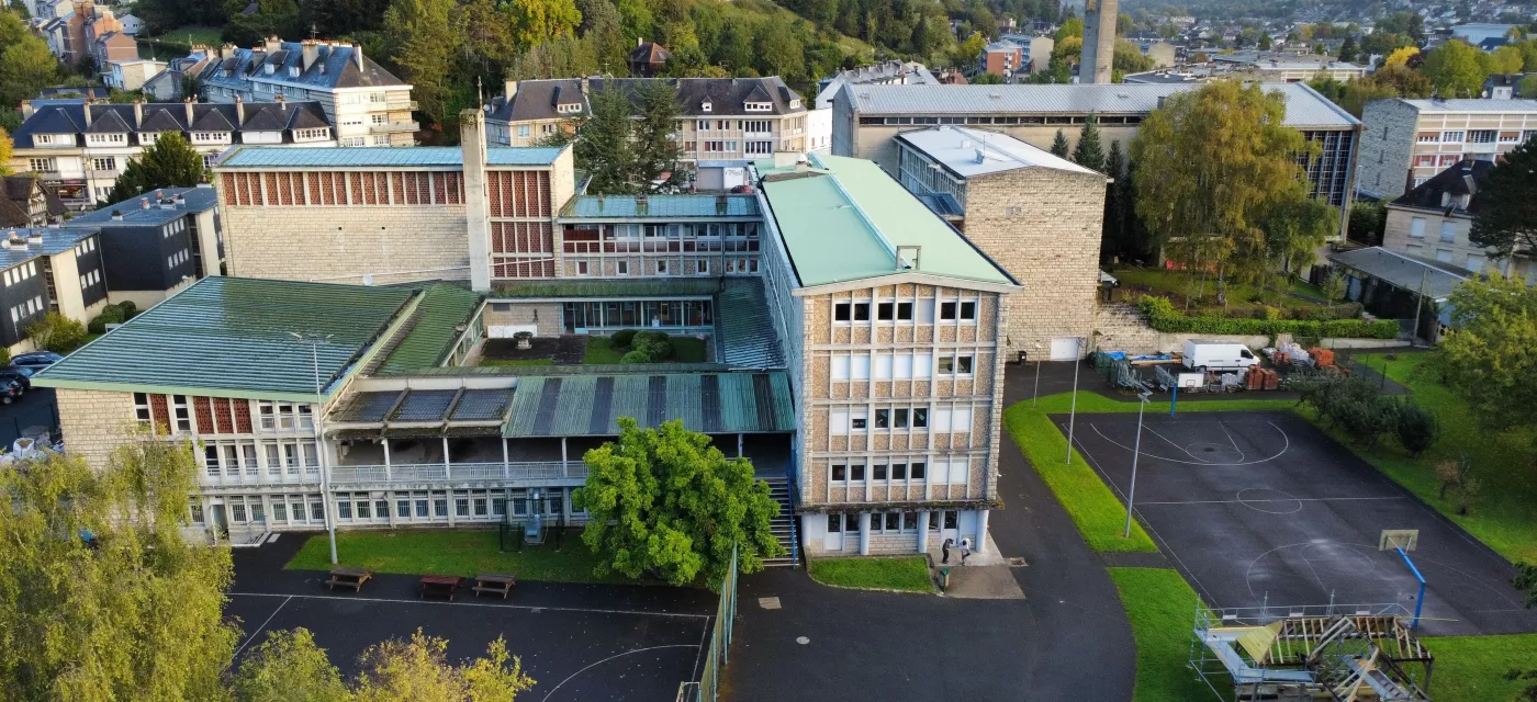 Structure Etablissement vue en hauteur