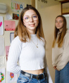Deux élèves dans une chambre de l'internat éducatif et scolaire du collège Saint Louis